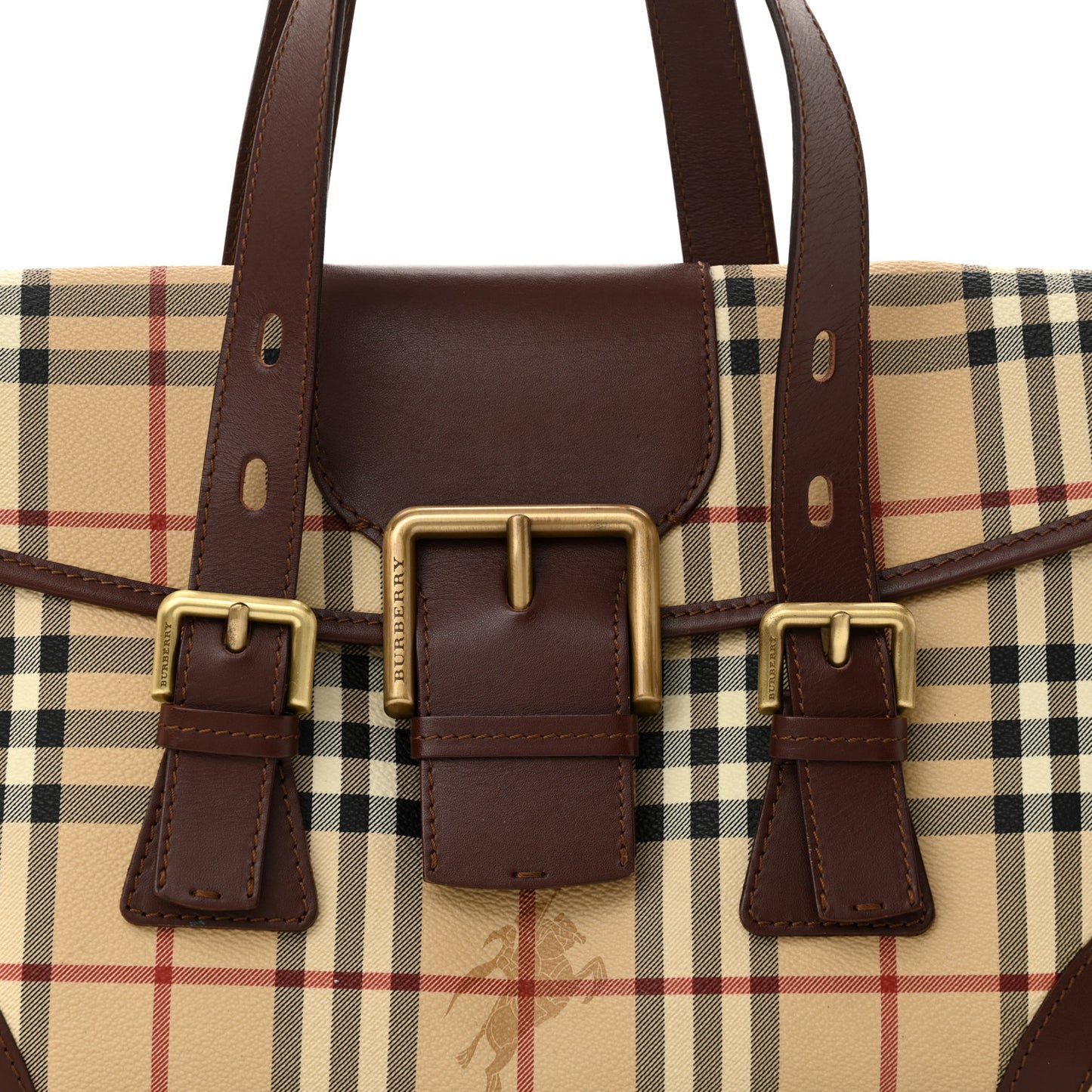 Haymarket Check Buckle Satchel