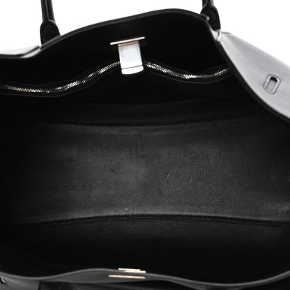 Balenciaga Smooth Calfskin Large Bel Air Carry All Bag Black 5 of 10