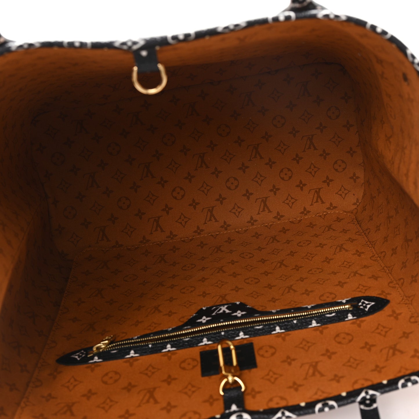 Monogram Giant Crafty Neverfull MM Creme Caramel