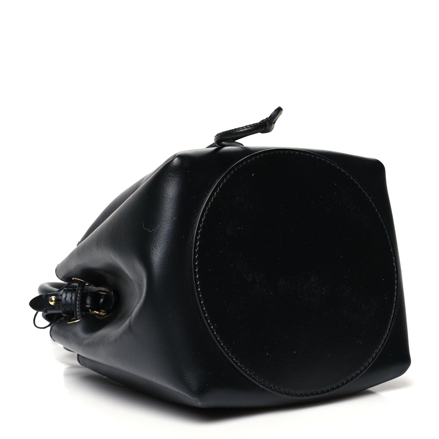 Burberry Calfskin Monogram Motif TB Bucket Black 4 of 12