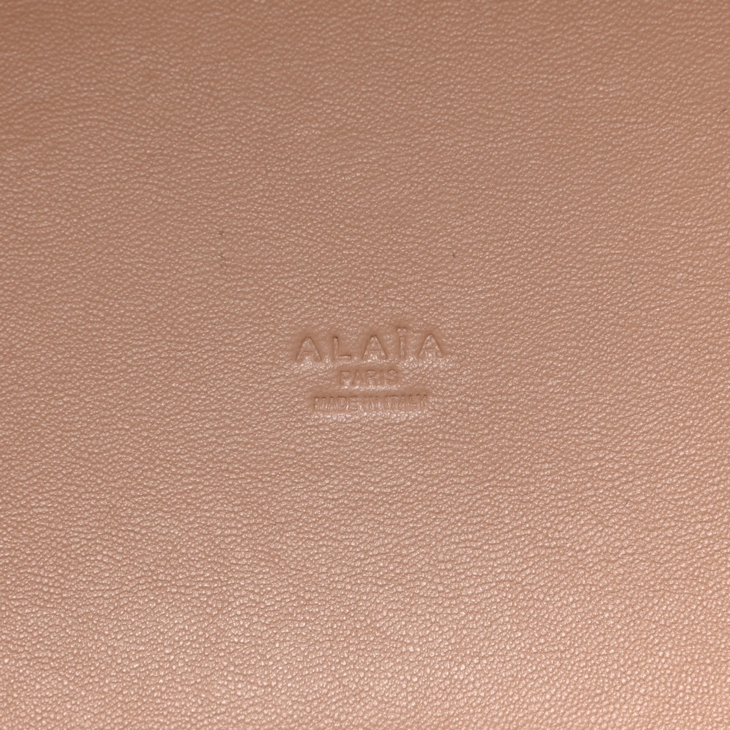 Calfskin Laser Cut Mina 32 Bag White