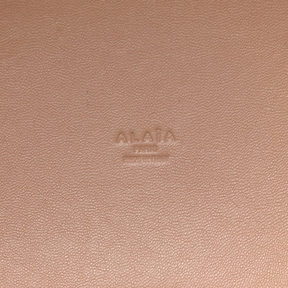 Alaia Calfskin Laser Cut Mina 32 Bag White 7 of 17
