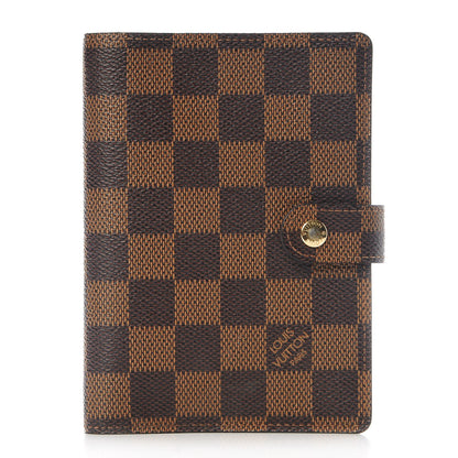 Louis Vuitton Damier Ebene Small Ring Agenda Cover 1 of 9