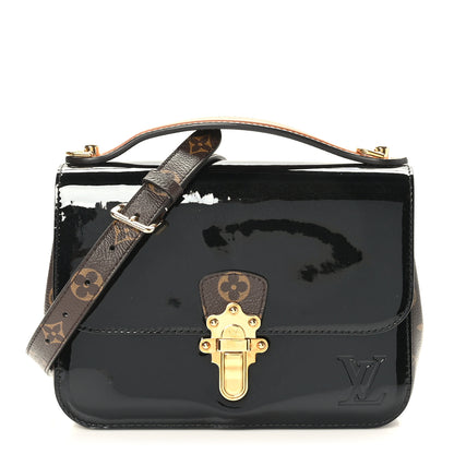 Louis Vuitton Patent Calfskin Monogram Cherrywood BB Black 1 of 8