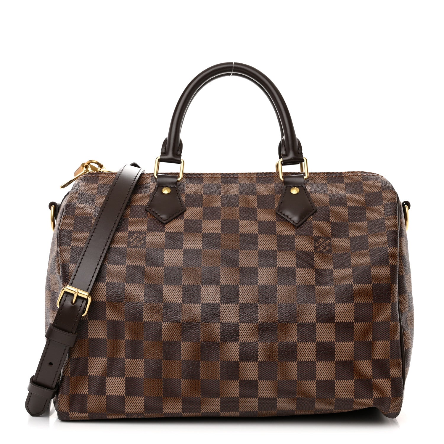 Louis Vuitton Damier Ebene Speedy Bandouliere 30 1 of 10