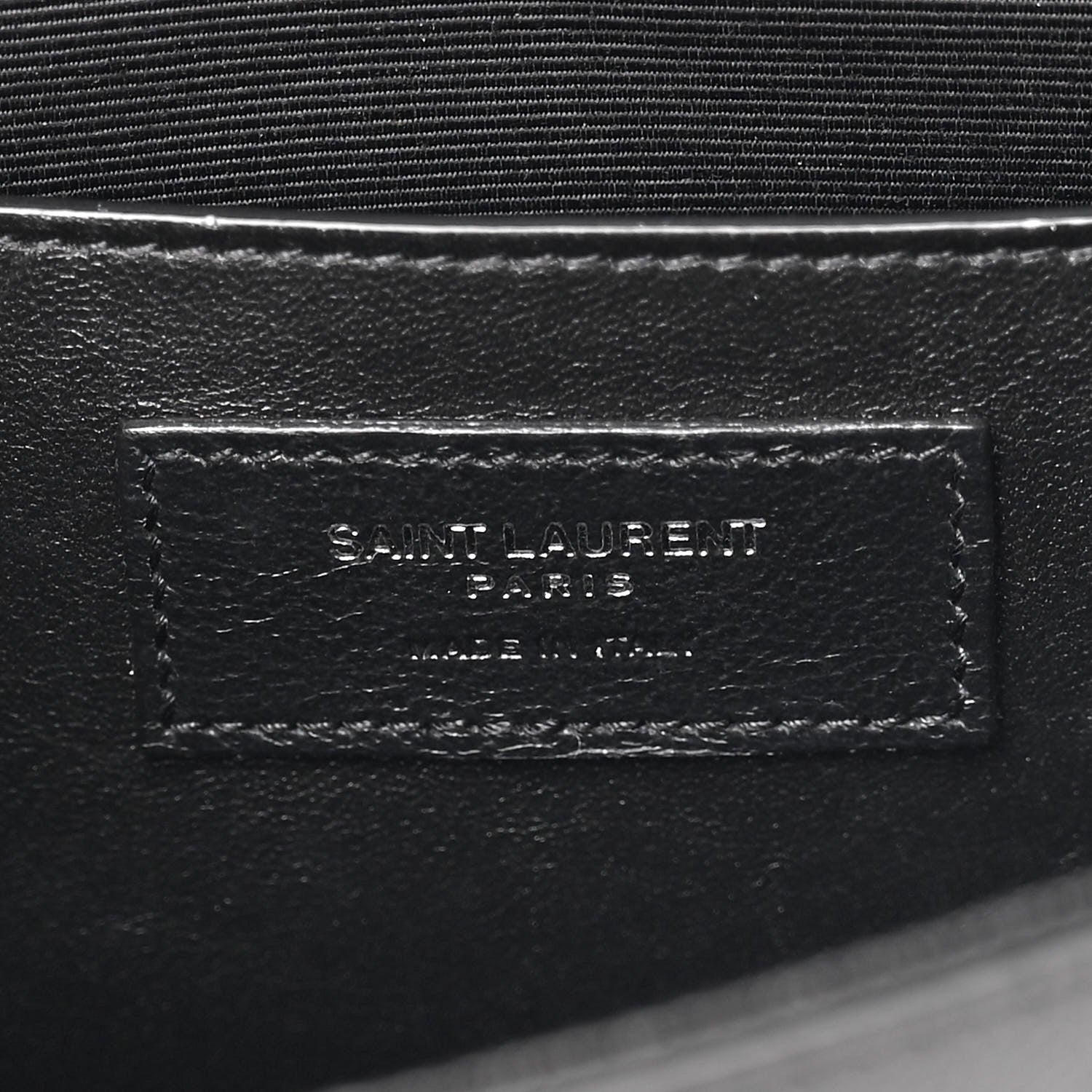 Saint Laurent Grain De Poudre Small Monogram Kate Satchel Black 6 of 11