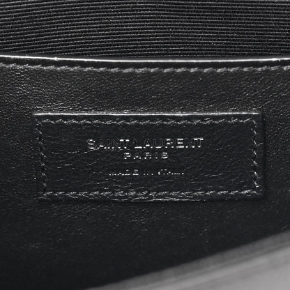 Saint Laurent Grain De Poudre Small Monogram Kate Satchel Black 6 of 11