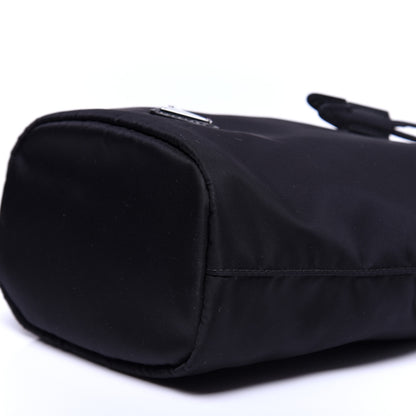 Prada Saffiano Tessuto Nylon Vela Bucket Wristlet Black 7 of 12