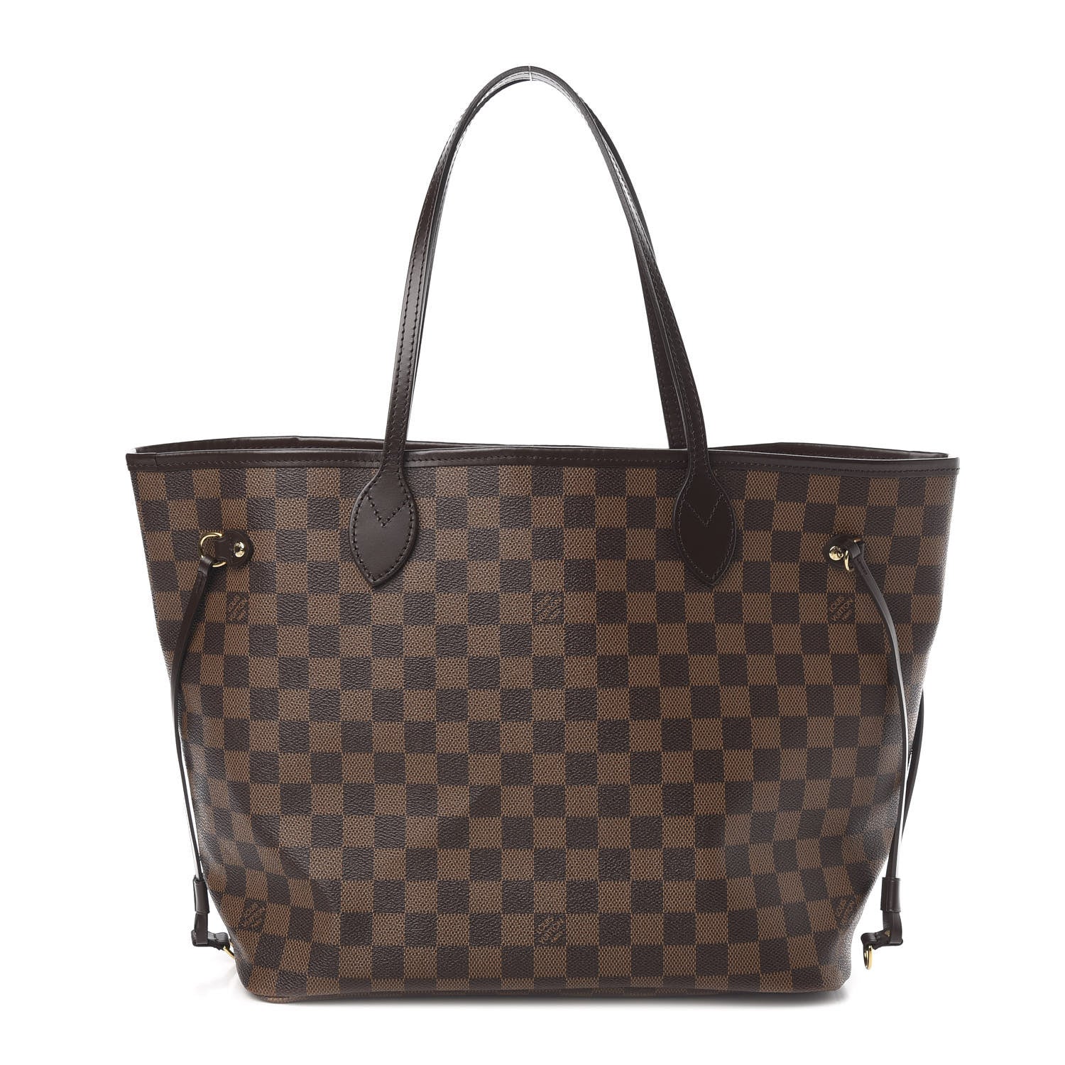 Louis Vuitton Damier Ebene Neo Neverfull MM Rose Ballerine 1 of 11