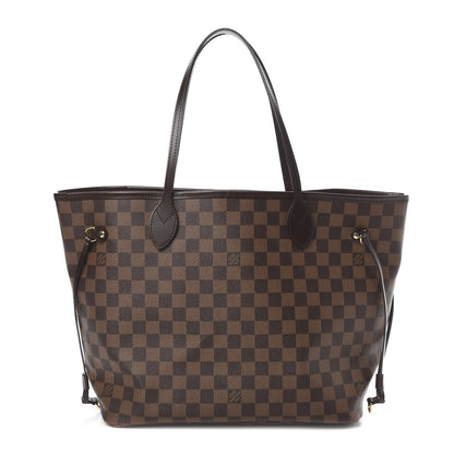 Louis Vuitton Damier Ebene Neo Neverfull MM Rose Ballerine 1 of 11