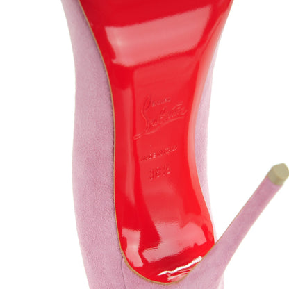 Christian Louboutin Suede So Kate 120 Pumps 38.5 Rosette 6 of 8