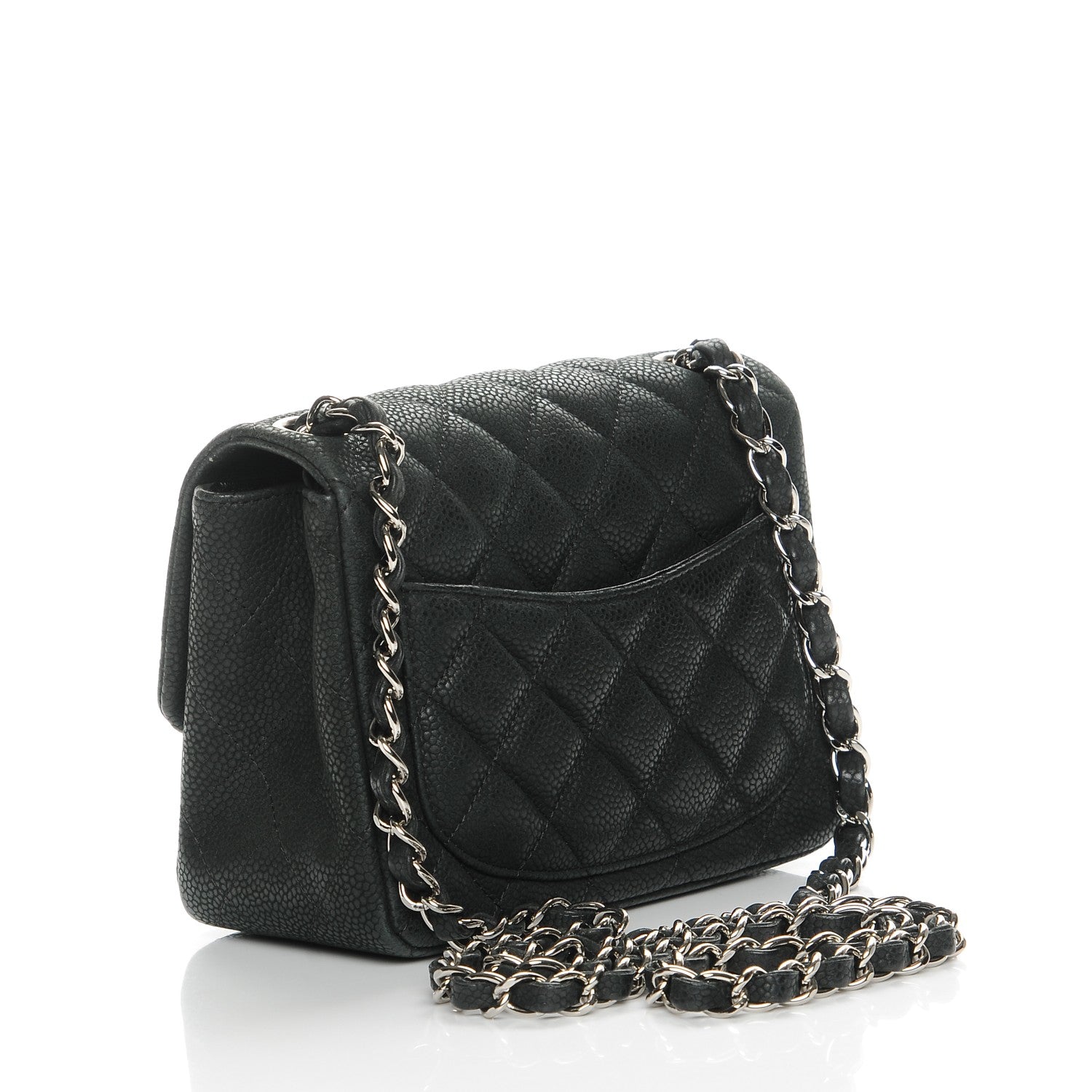 Chanel Iridescent Caviar Quilted Mini Square Flap Black 3 of 8