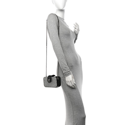 Chanel Glitter Patent Evening On The Moon Camera Case Silver 2 of 10