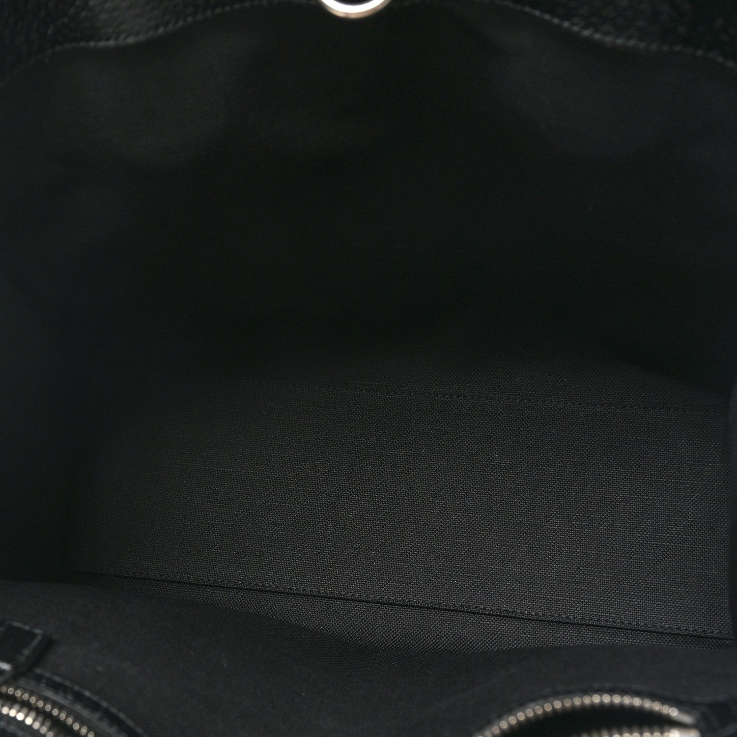 Gucci Monogram Jumbo GG Textured Dollar Calfskin Tote Bag Black 5 of 10