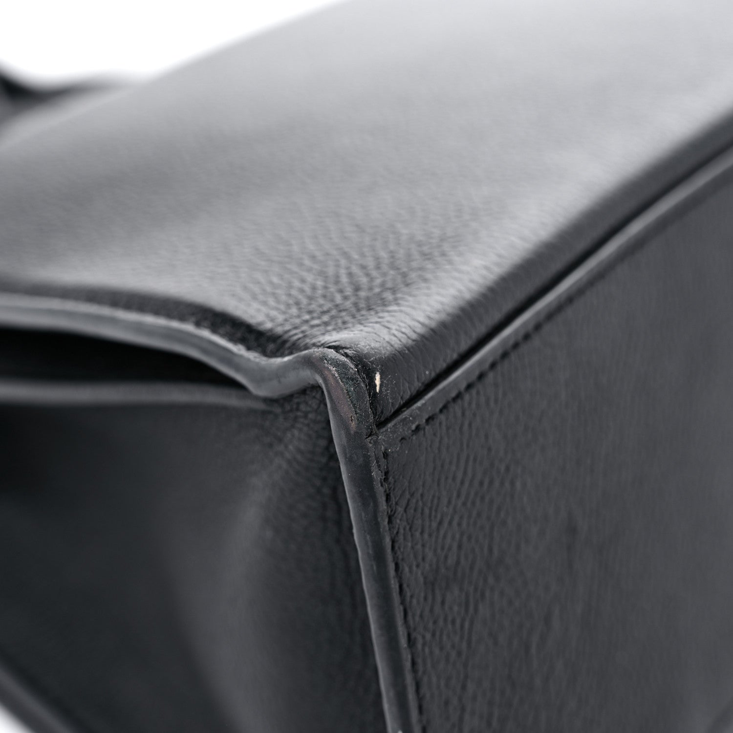 Balenciaga Grained Calfskin Medium Hourglass Top Handle Bag Black 10 of 18