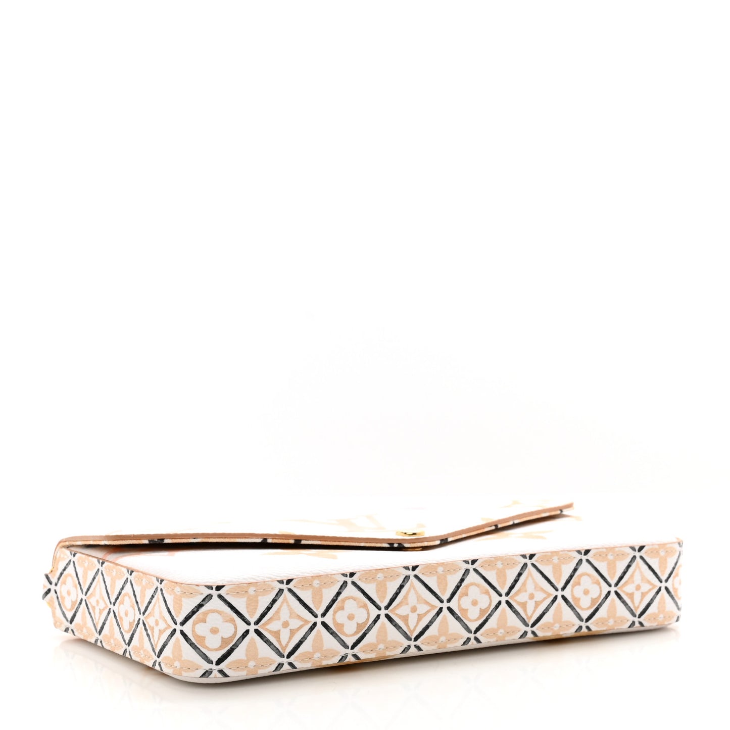 Monogram Giant By The Pool 2.0 Felicie Pochette Chain Wallet Beige