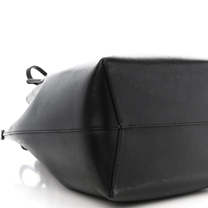 Mansur Gavriel Vegetable Tanned Calfskin Bucket Bag Black Ballerina 10 of 17
