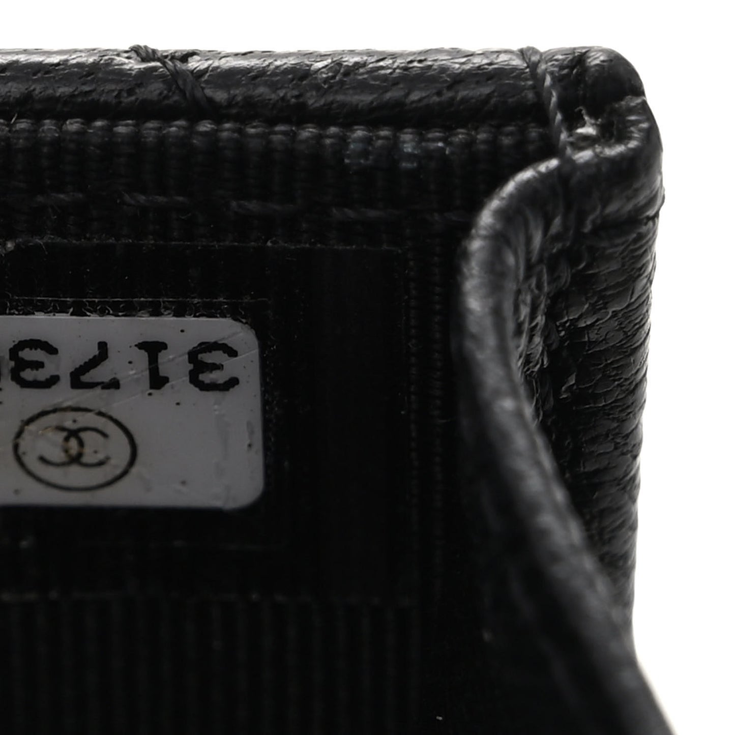Goatskin Quilted Punk Essentials Chain Mini Flap Belt Bag Black