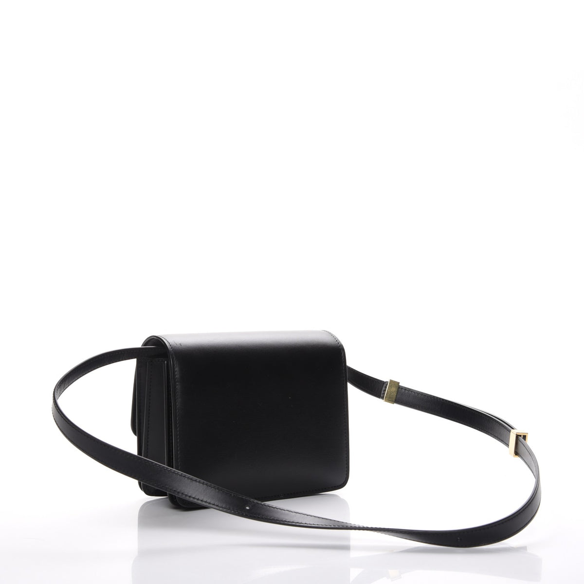 Celine Box Calfskin Small Classic Box Flap Bag Black 3 of 8