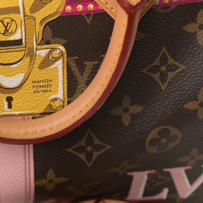 Louis Vuitton Monogram Summer Trunks Speedy Bandouliere 30 14 of 15
