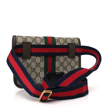 Gucci GG Supreme Monogram Web Small Ophidia Belt Bag Brown 3 of 9