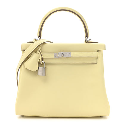 Hermes Swift Kelly Retourne 25 Jaune Milton 1 of 11