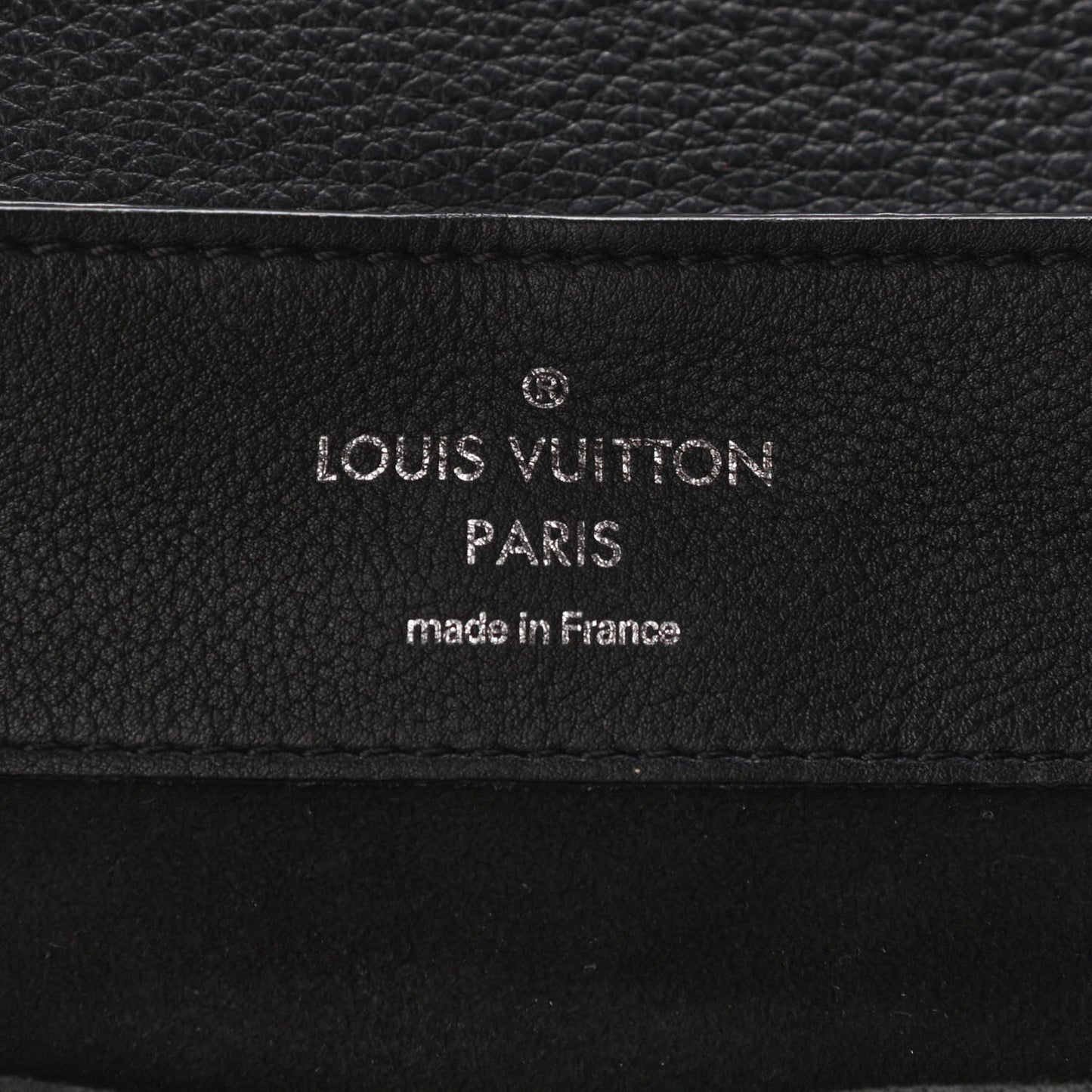 Calfskin Lockme Backpack Black