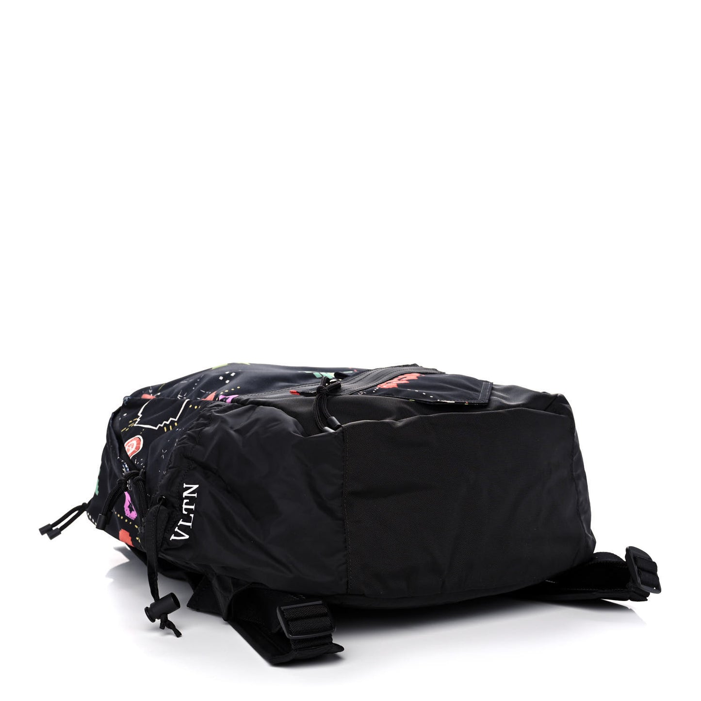 Nylon Game Print Backpack Black