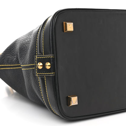 Louis Vuitton Suhali Lockit MM Black 9 of 12