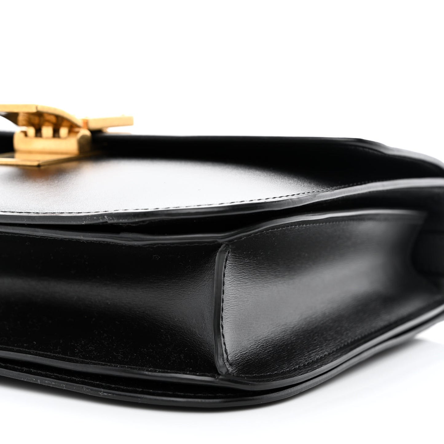 Box Calfskin Medium Classic Box Flap Bag Black