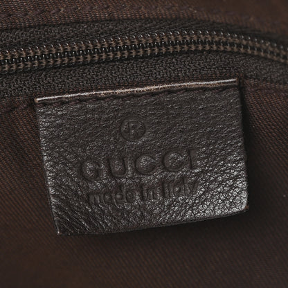 Gucci Monogram Large D Gold Hobo Dark Brown 6 of 13