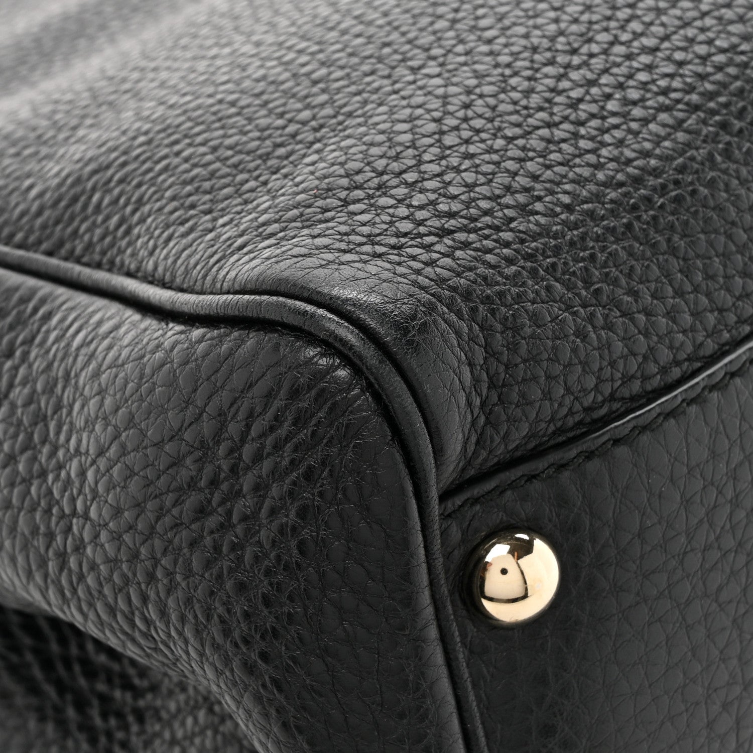 Gucci Cellarius Calfskin Mini Bamboo Shopper Tote Black 15 of 15