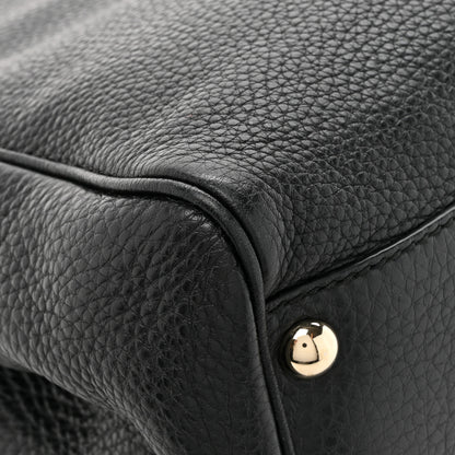 Gucci Cellarius Calfskin Mini Bamboo Shopper Tote Black 15 of 15