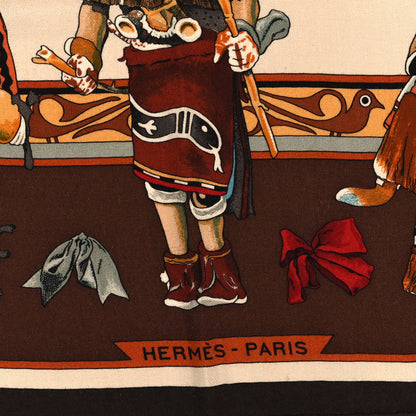 Hermes Cashmere Silk Kachinas Shawl 140 2 of 5