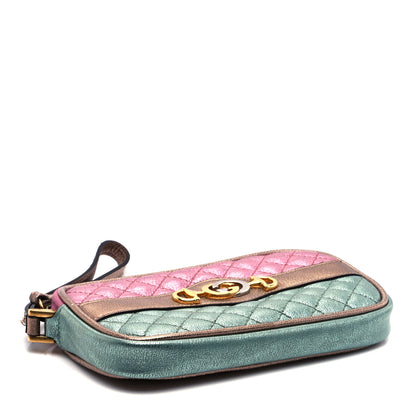 Gucci Laminated Nappa Trapuntata Zumi iPhone Case Rosa Lago Rame 4 of 7