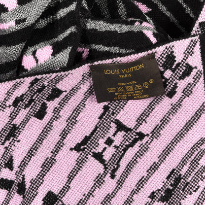 Louis Vuitton Wool Polyester Epi Storm Scarf Pink 3 of 3