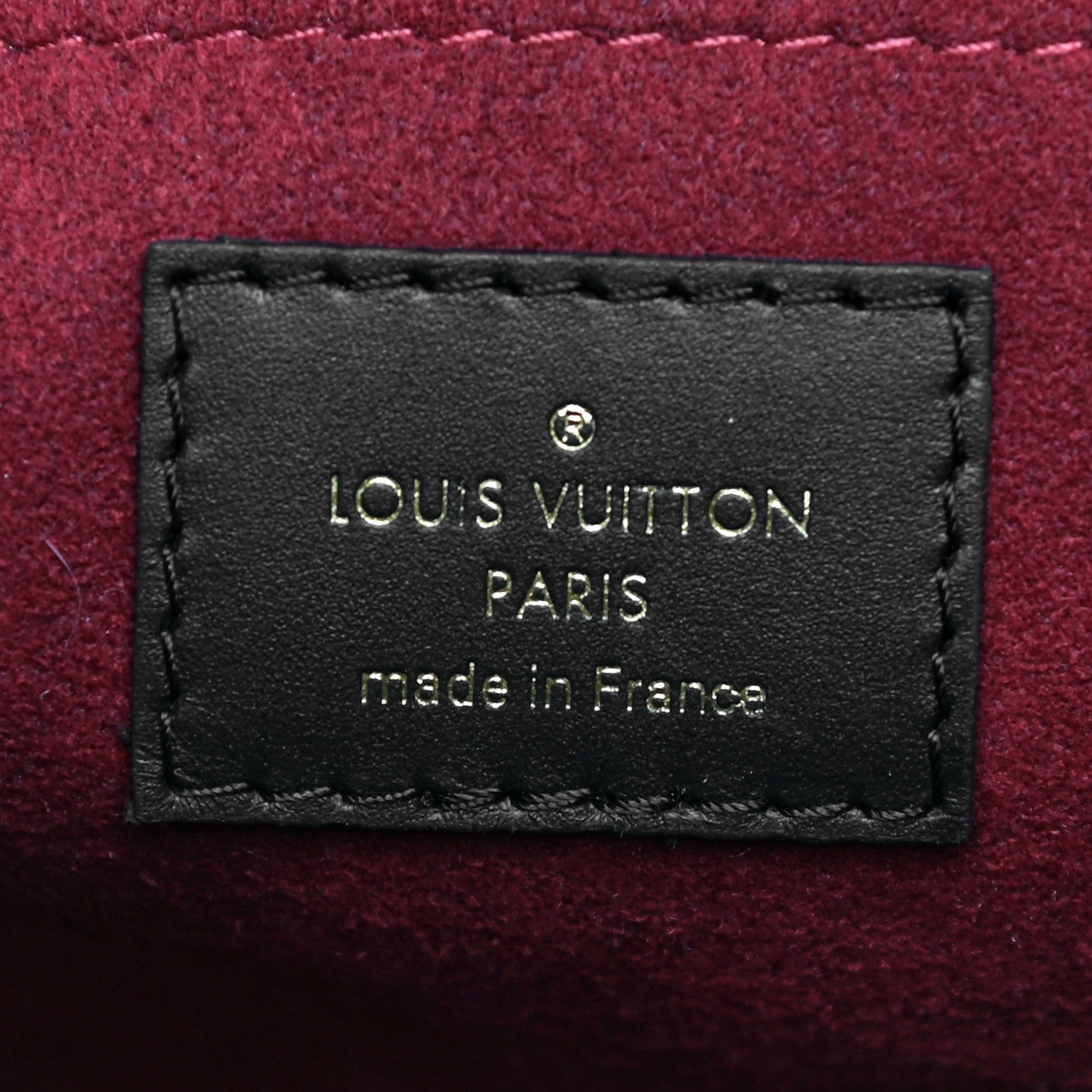 Louis Vuitton Empreinte Monogram Giant Montaigne BB Black Beige 6 of 9