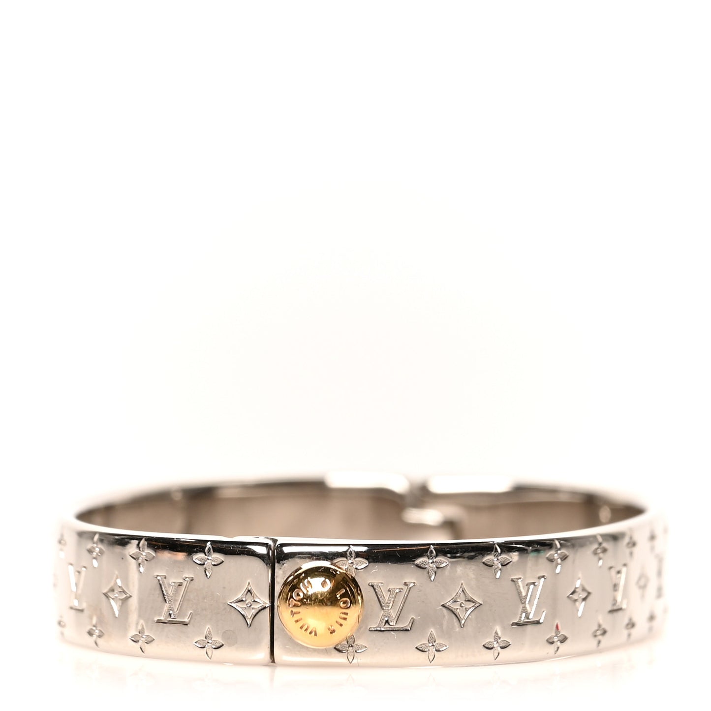 Palladium Monogram Nanogram Cuff S Silver