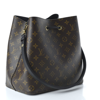 Louis Vuitton Monogram Neonoe MM Black 3 of 10