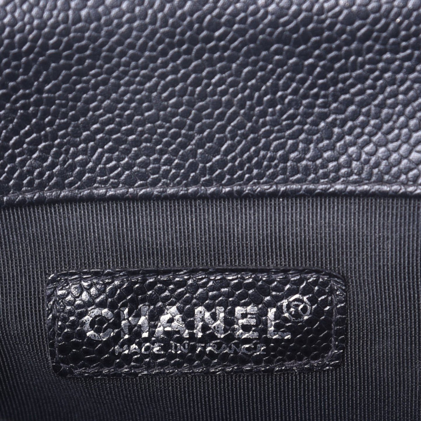 Caviar Quilted Shoulder Bag Black