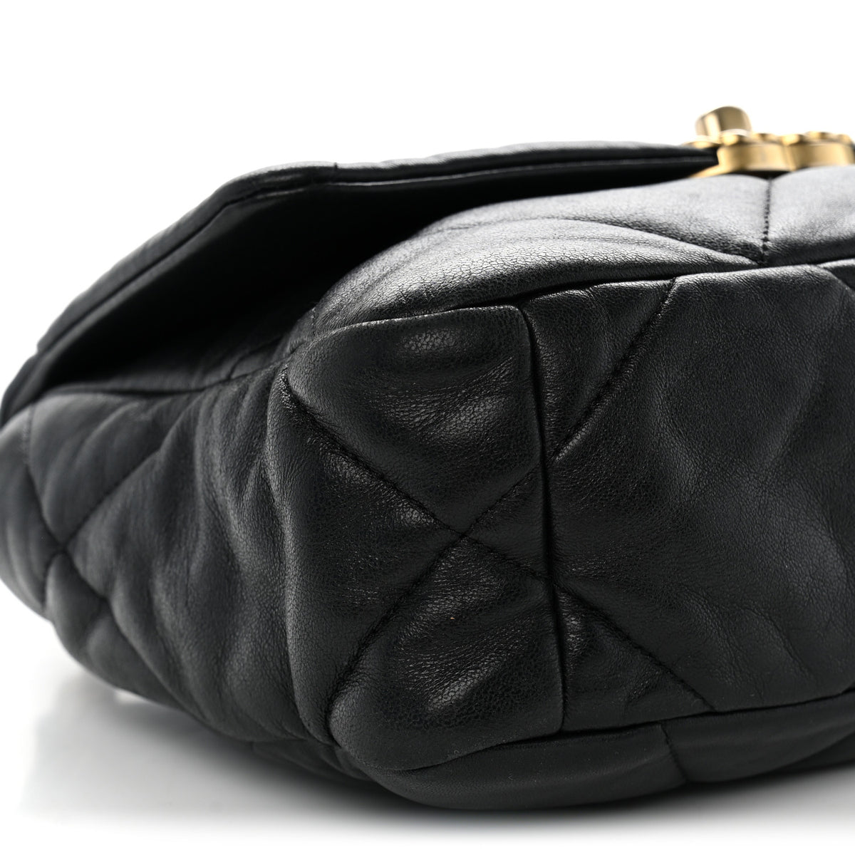 Chanel Lambskin Quilted Medium Chanel 19 Flap Black 9 of 10