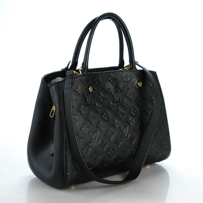 Louis Vuitton Empreinte Montaigne MM Black 3 of 8