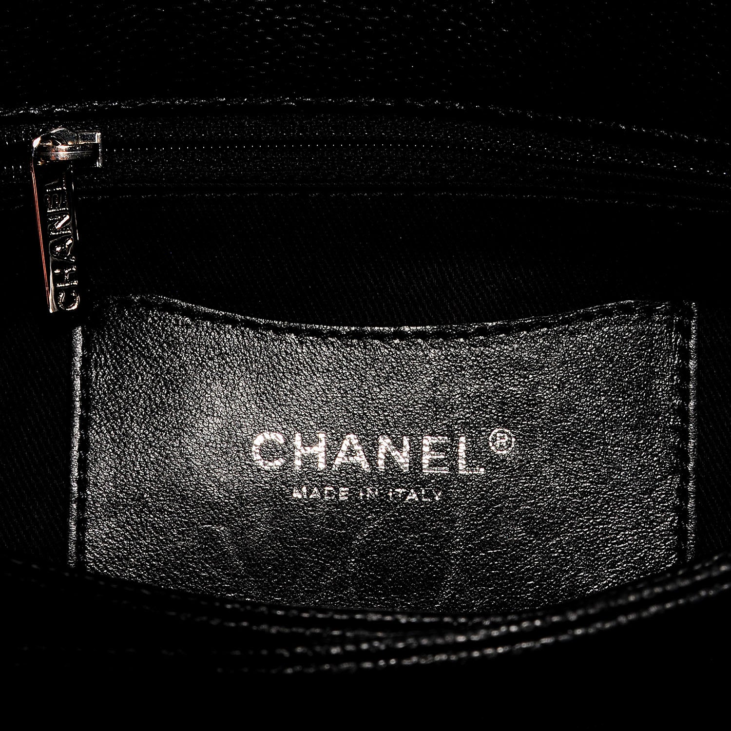 Chanel Caviar Quilted Large Just Mademoiselle Black 6 of 7