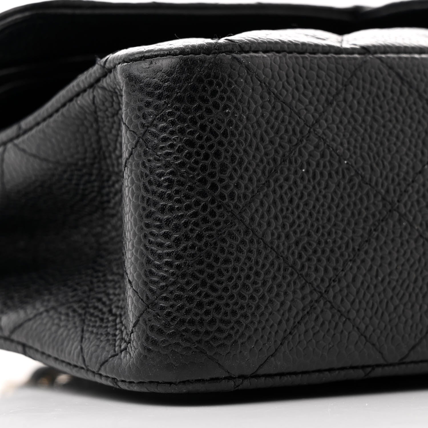 Chanel Caviar Quilted Medium Double Flap Black 9 of 10