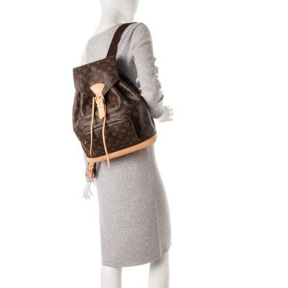 Louis Vuitton Monogram Montsouris GM Backpack 2 of 8