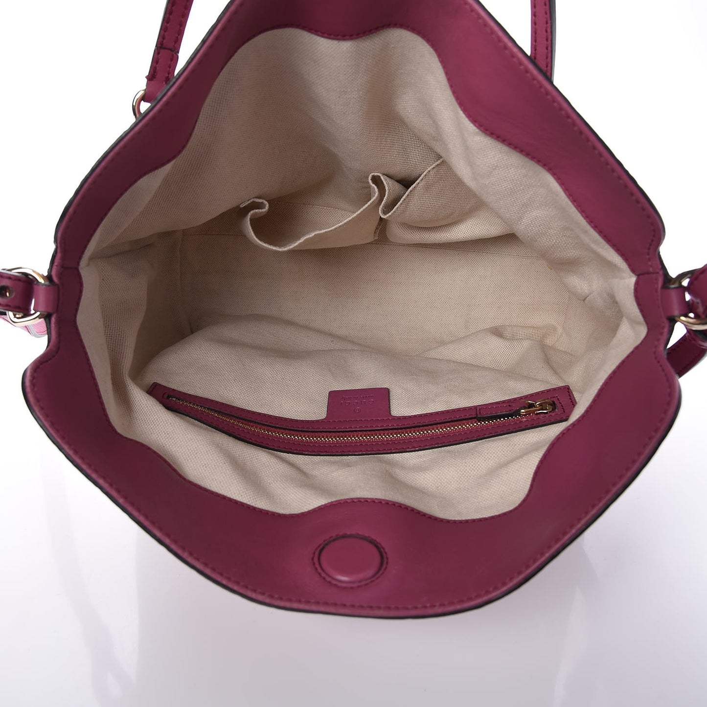 Guccissima Medium Bree Foldover Tote Peonia Flower