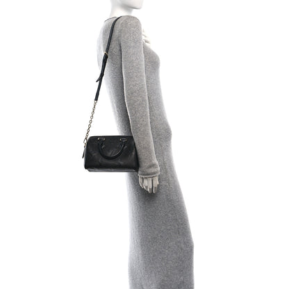 Louis Vuitton Empreinte Monogram Giant Speedy Bandouliere 20 Black 2 of 10