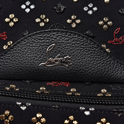 Christian Louboutin Jacquard Canvas Backloubi Backpack Black 11 of 12
