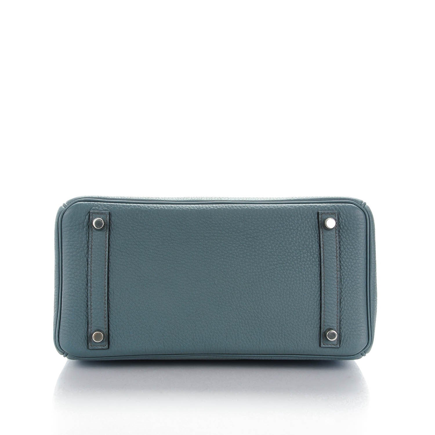 Hermes Taurillon Clemence Birkin 30 Bleu Orage 6 of 26