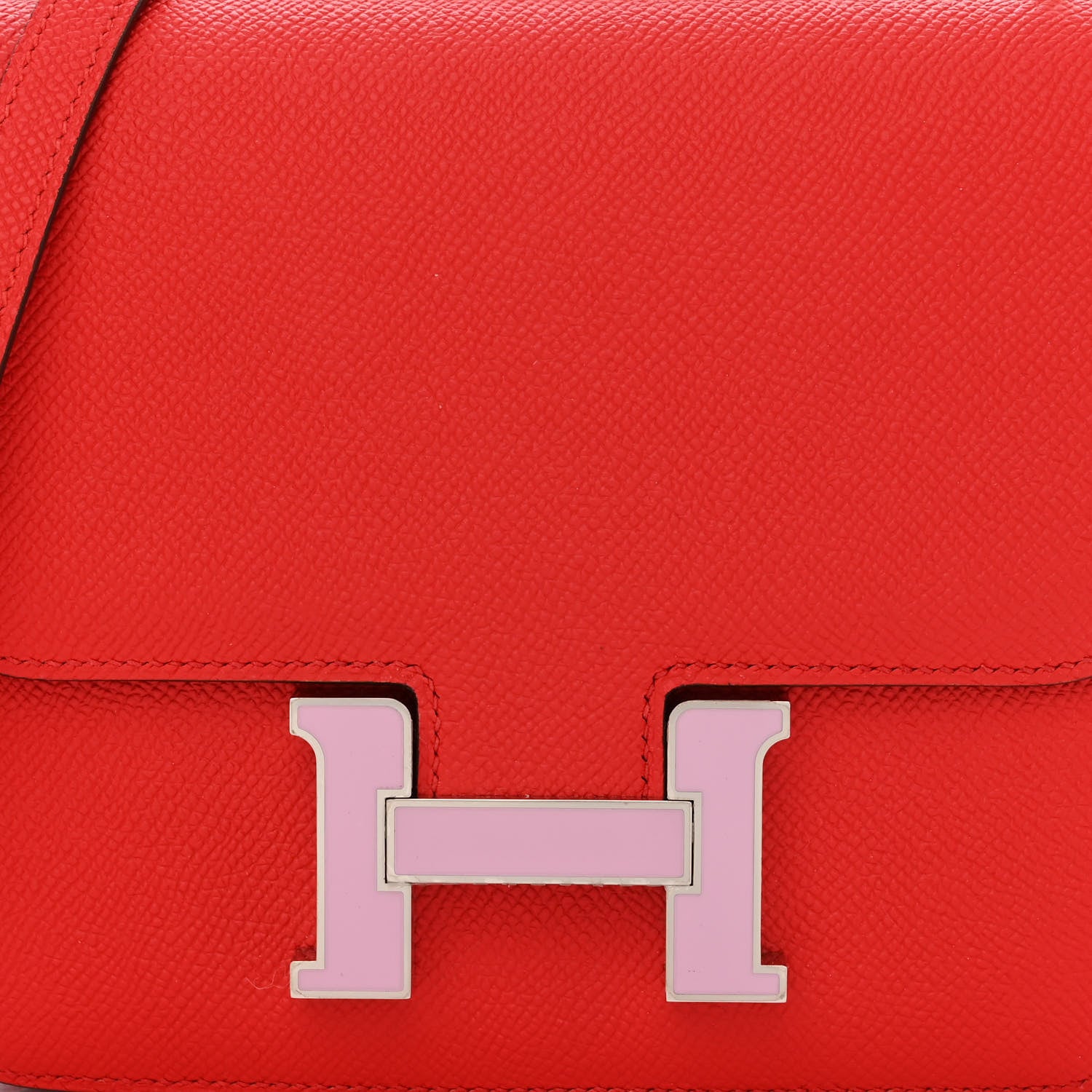 Hermes Epsom Enamel Constance 18 Rouge de Coeur Mauve Sylvestre 8 of 11